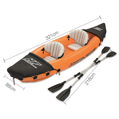 Inflatable 2 Person Kayak Outdoors Camping Boating Water sports
