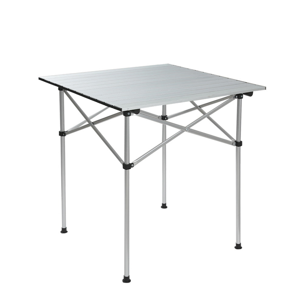 Camping Table Roll Up Aluminum Portable Desk Picnic