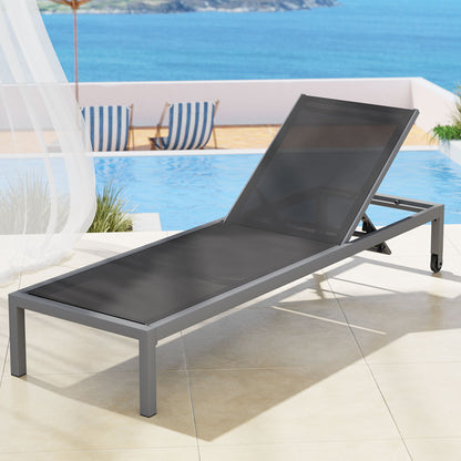 Sun Lounger Outdoor Lounge Chair Furniture Aluminium
