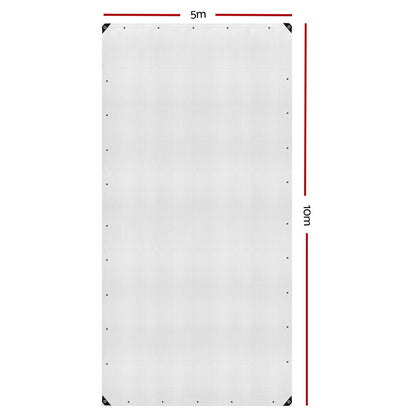 Camping Tarps Poly Tarpaulin Heavy Duty Cover 135gsm Clear