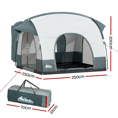 Camping Tent Car SUV Rear Extension Canopy Portable