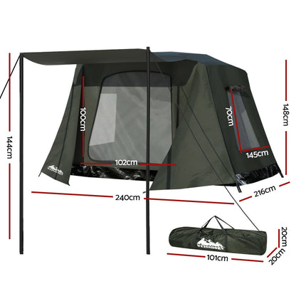 2-3 Person Camping Tent Instant Up Outdoor Hiking Couple Family