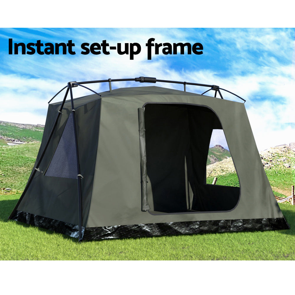 2-3 Person Camping Tent Instant Up Outdoor Hiking Couple Family