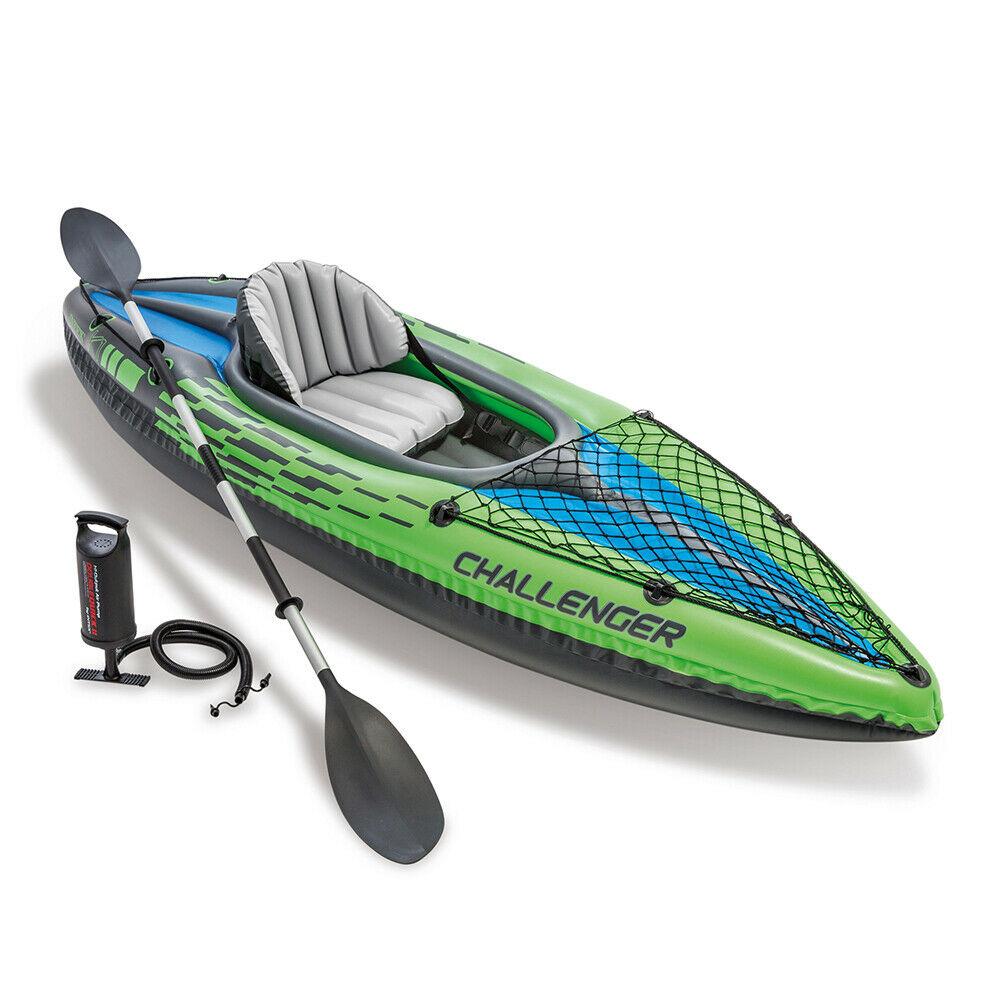 Sports Challenger Inflatable Kayak Floating Boat River Lake
