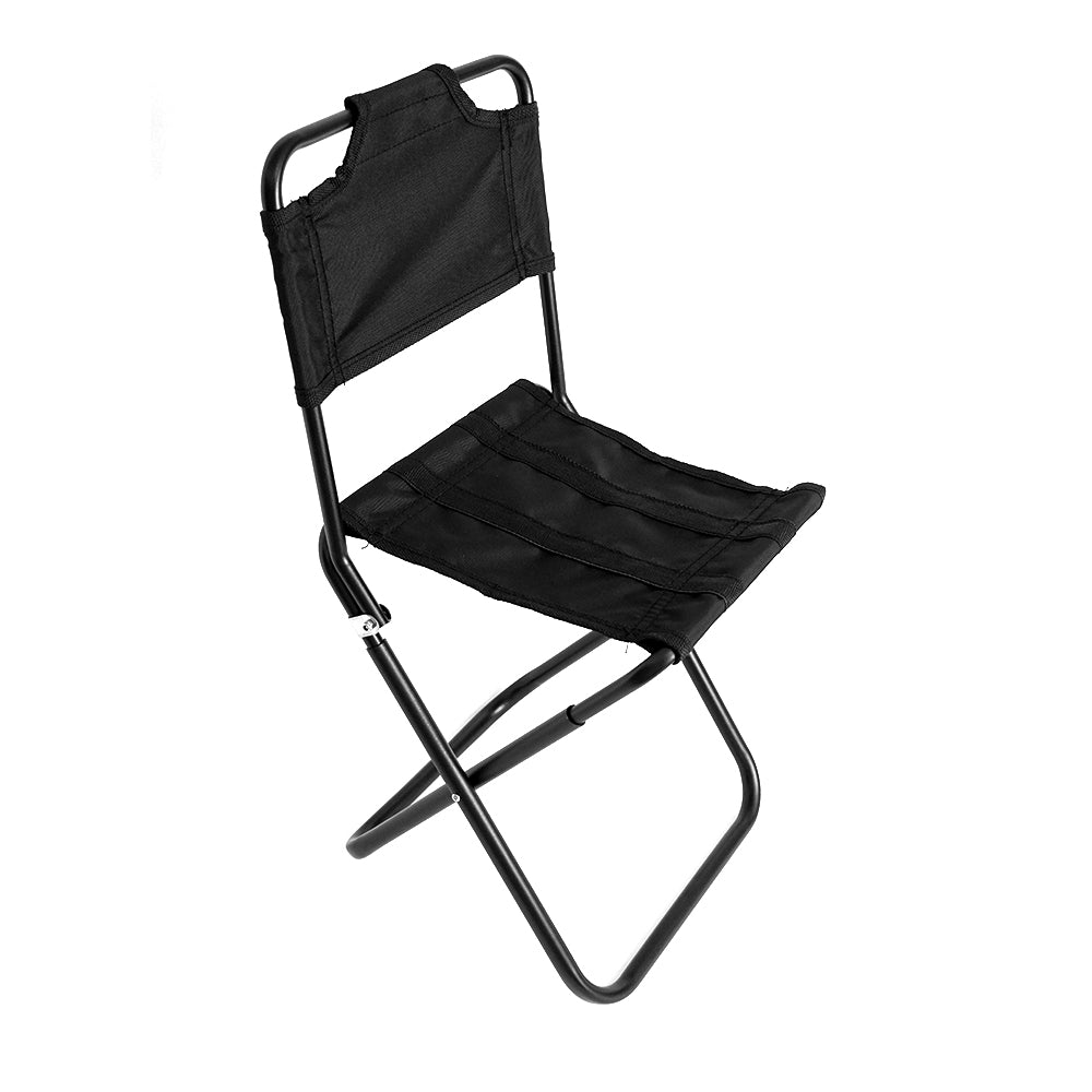 HYPERANGER Aluminum Portable Folding Camp Chair-Black_1