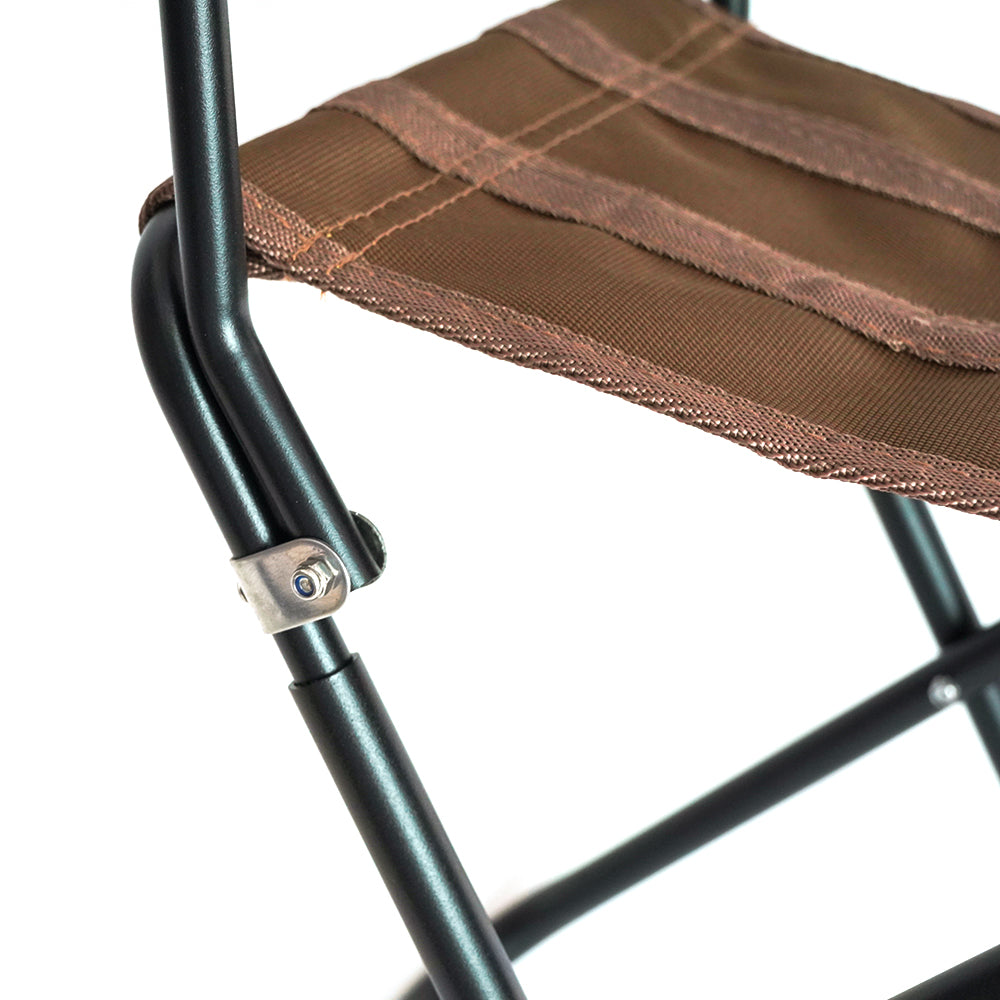 HYPERANGER Aluminum Portable Folding Camp Chair-Khaki_4