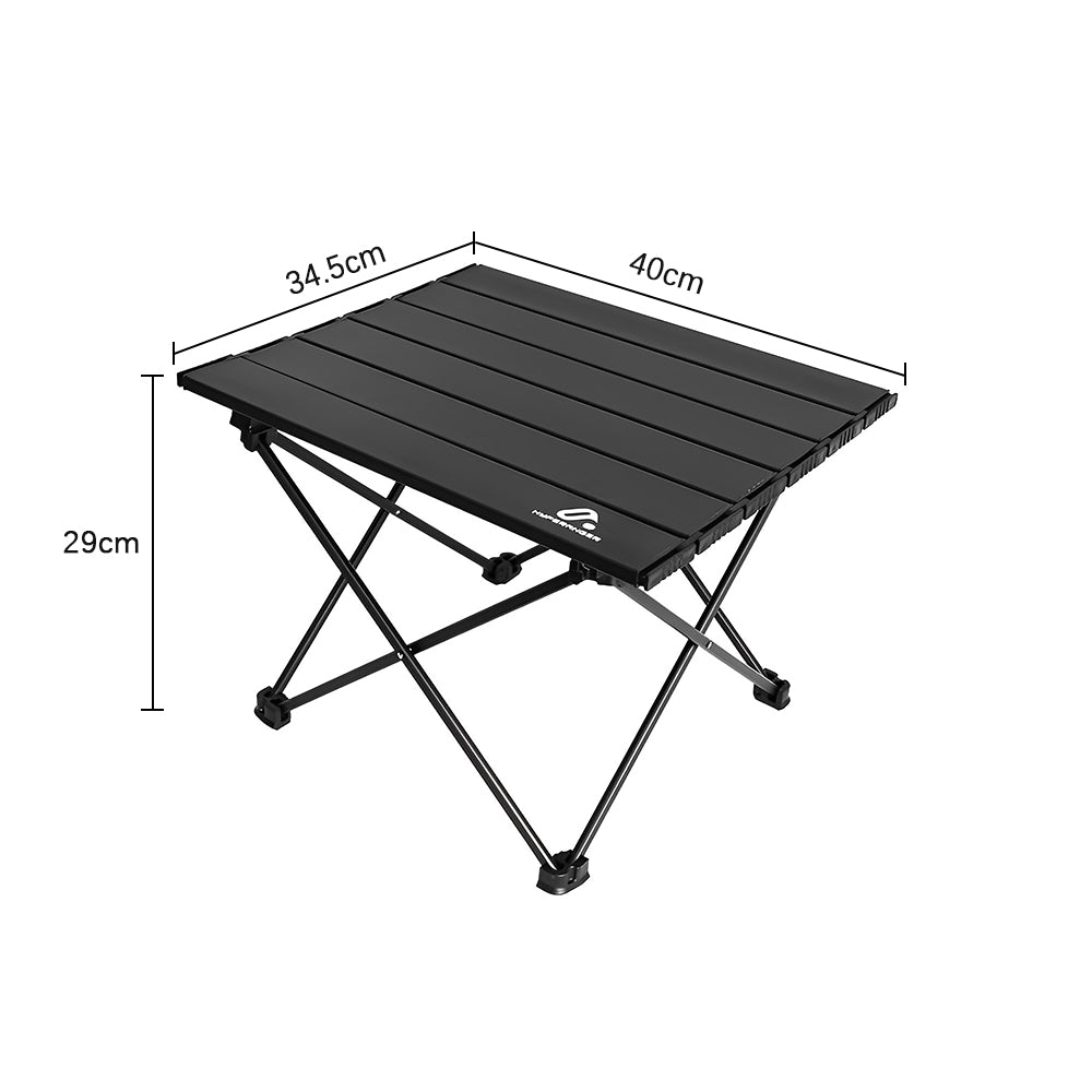 HYPERANGER Portable Aluminum Alloy Camping Folding Picnic Table-S_4