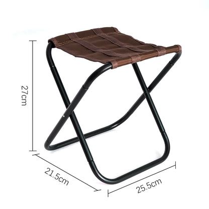 HYPERANNGER 2 Pack Aluminum Alloy Camping Folding Stool with Storage Bag_7