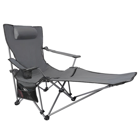 HYPERANGER Camping Chair with Foot Rest | Adjustable Sit and Lie Folding Chair for Ultimate Comfort_0