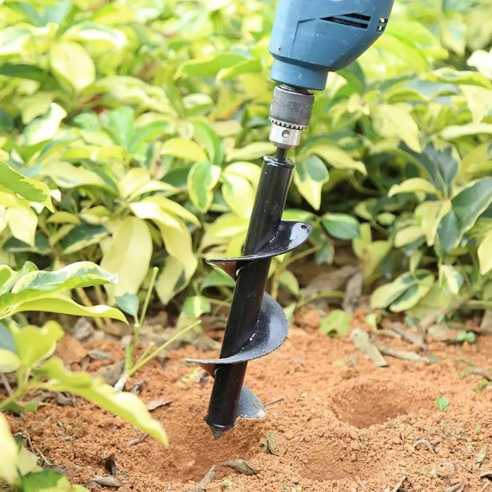Planter Garden Auger Spiral Drill Planting Hole Soil Digger_1