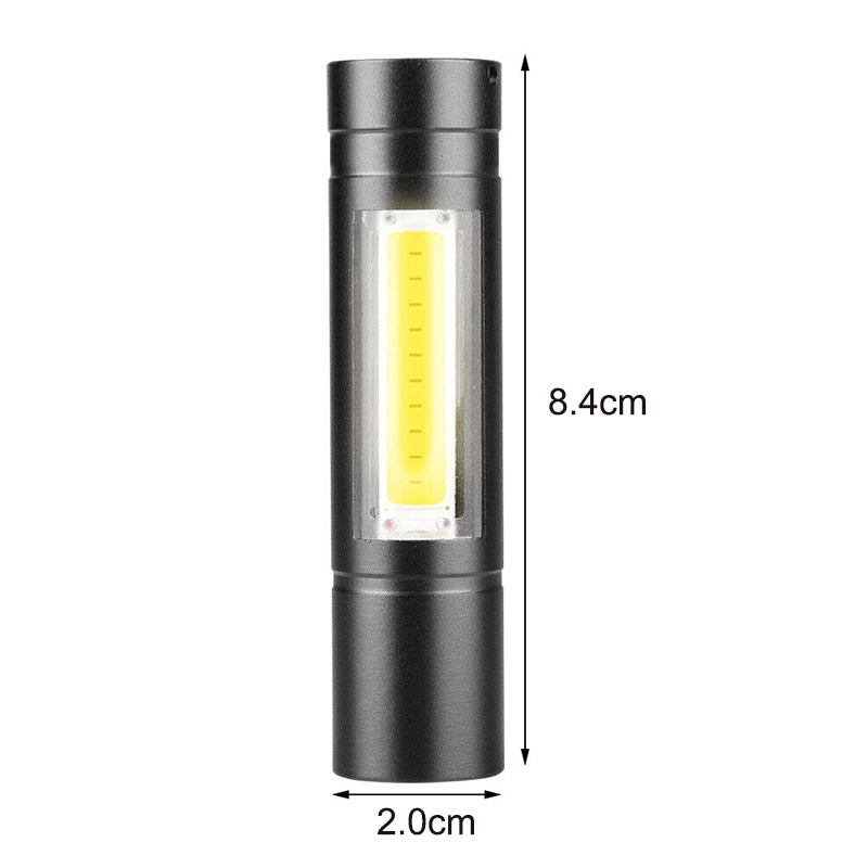 Super Bright Camping Torch Lamp COB Mini LED Flashlight USB Charging_11