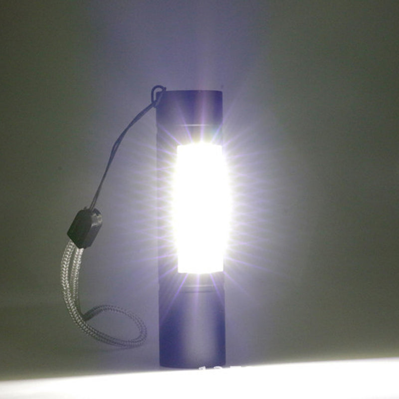 Super Bright Camping Torch Lamp COB Mini LED Flashlight USB Charging_7