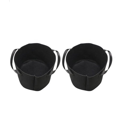 Pack of 10 Fabric Breathable Grow Pots Planter Bags with Handle_12