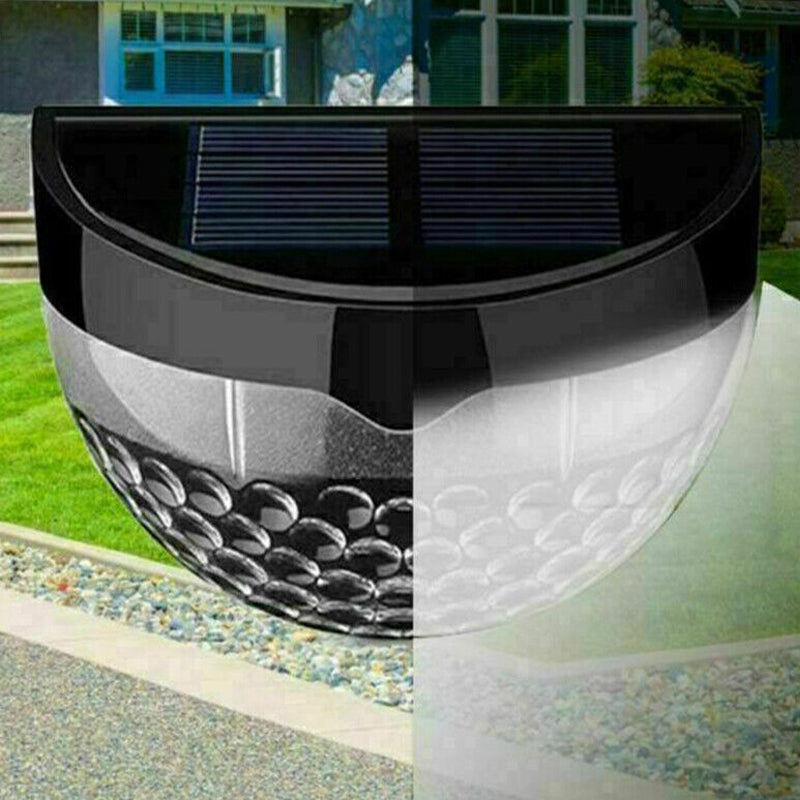 4 Pcs Waterproof Solar LED Wall Light for Garden and Outdoor- Solar Powered_9