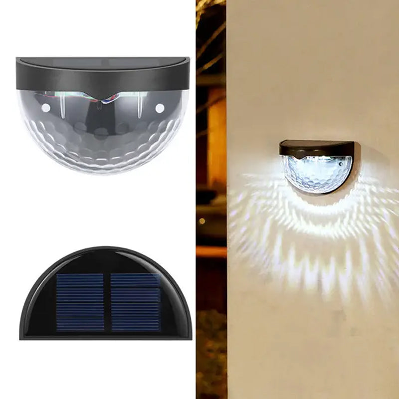 4 Pcs Waterproof Solar LED Wall Light for Garden and Outdoor- Solar Powered_16