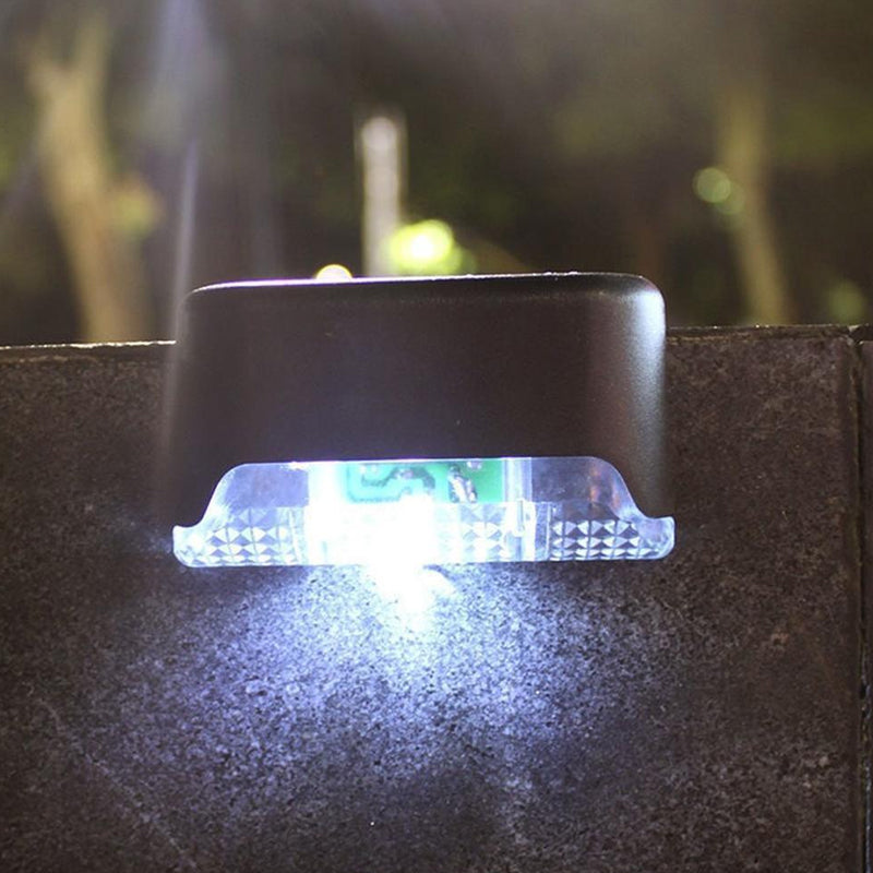 4 Pcs Waterproof Solar Deck and Outdoor Path LED Light- Solar Powered_2