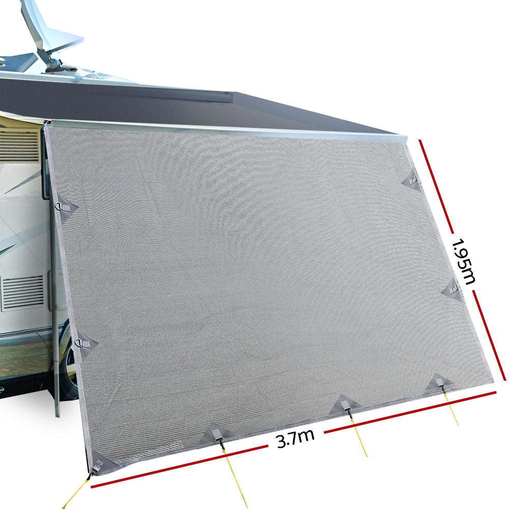 Caravan Privacy Screens Roll Out Awning Wall - Pmboutdoor