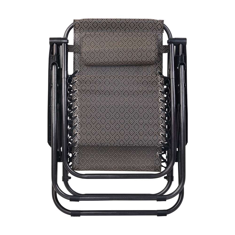 Zero Gravity Recliner Chairs Outdoor Sun Lounge Beach Chair Camping - Pmboutdoor