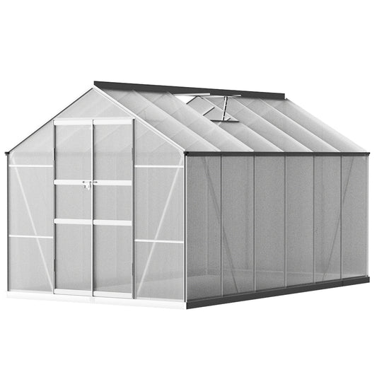 Greenfingers Aluminium Greenhouse Green House Garden Shed Polycarbonate - Pmboutdoor