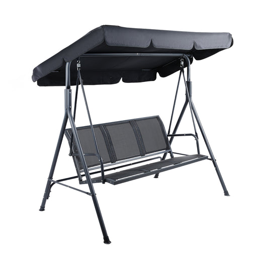 Outdoor Swing Chair Lounge Black - Pmboutdoor
