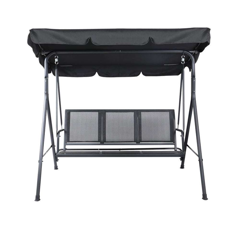 Outdoor Swing Chair Lounge Black - Pmboutdoor