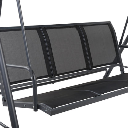 Outdoor Swing Chair Lounge Black - Pmboutdoor