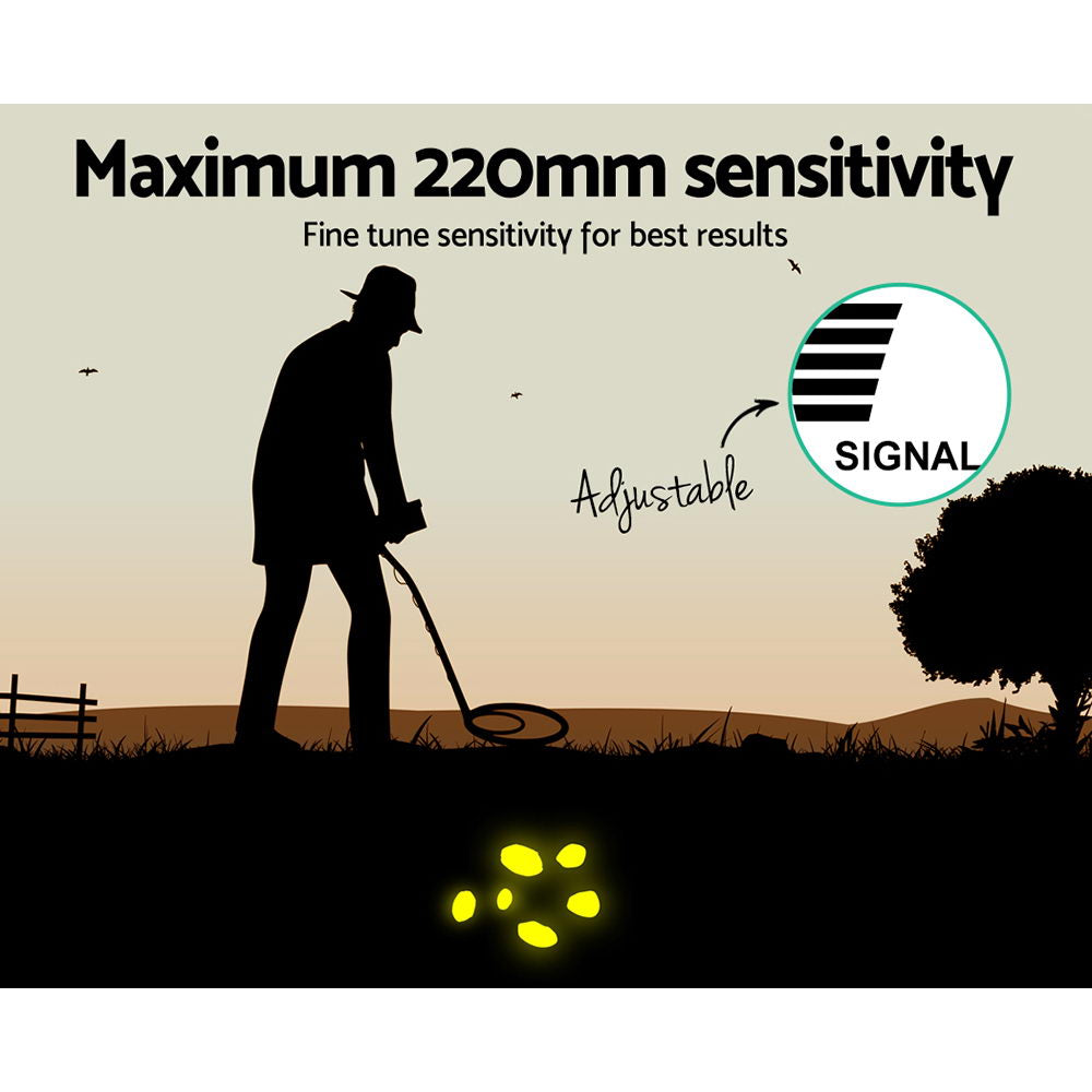 Metal Detector Pinpointer Deep Sensitive Searching Digger 220MM - Pmboutdoor