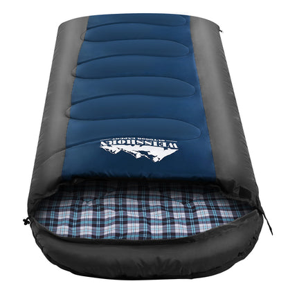 Sleeping Bag Thermal Camping Hiking -20°C to 10°C Polyester