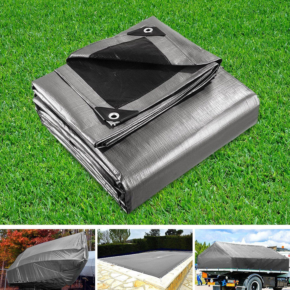 Tarpaulin Camping Tarps Heavy Duty Poly Cover 180gsm - Pmboutdoor