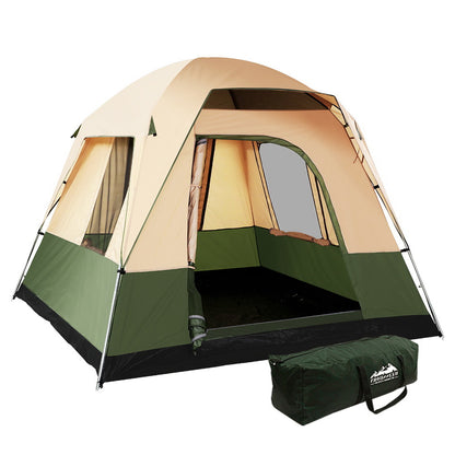 Family Camping Tent 4 Person Hiking Dome - Pmboutdoor