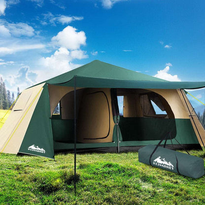 Instant Up Camping Tent 6-8 Person Tent Family Hiking Dome - Pmboutdoor
