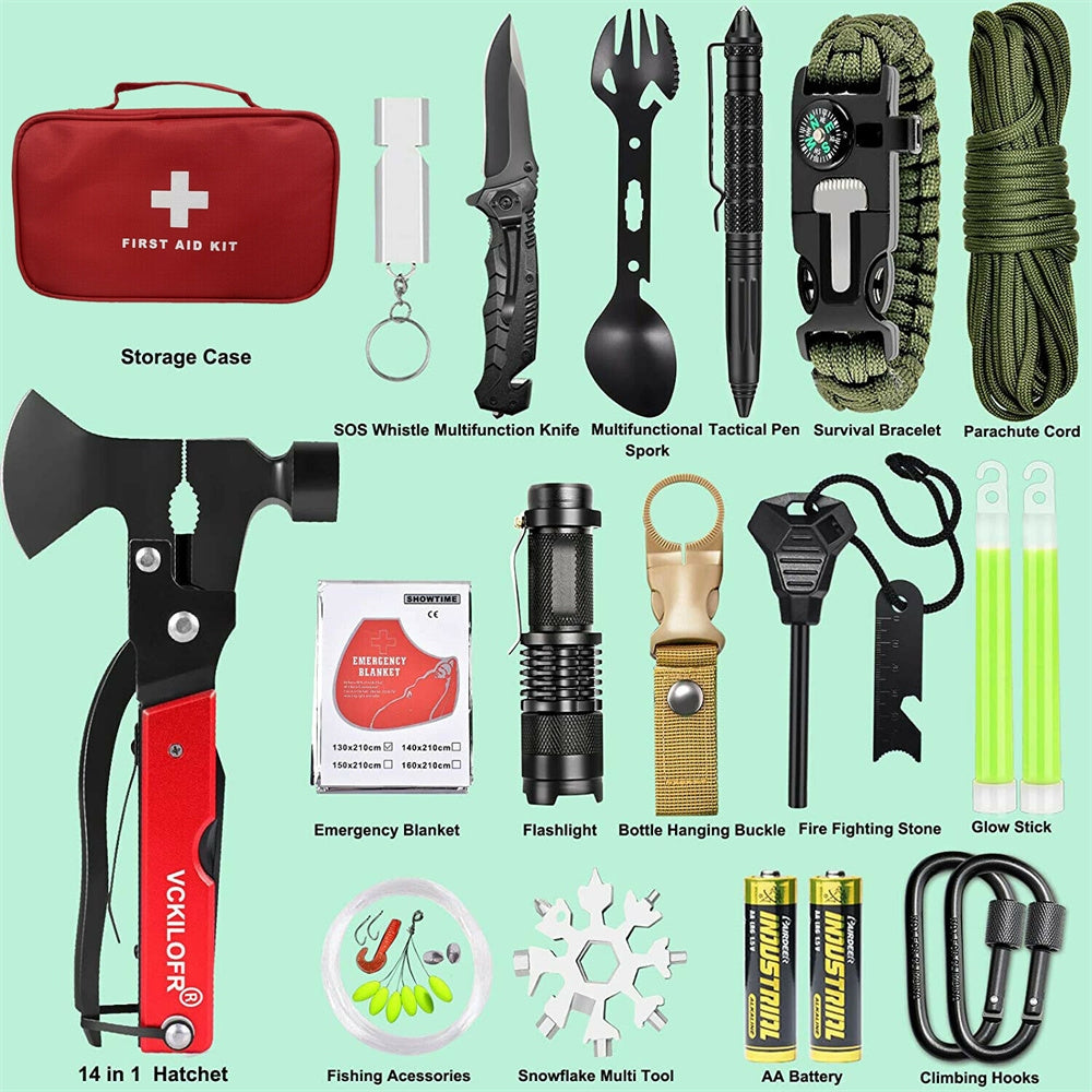32 In 1 Emergency Survival Equipment Tool Kit Camping