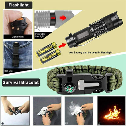 32 In 1 Emergency Survival Equipment Tool Kit Camping