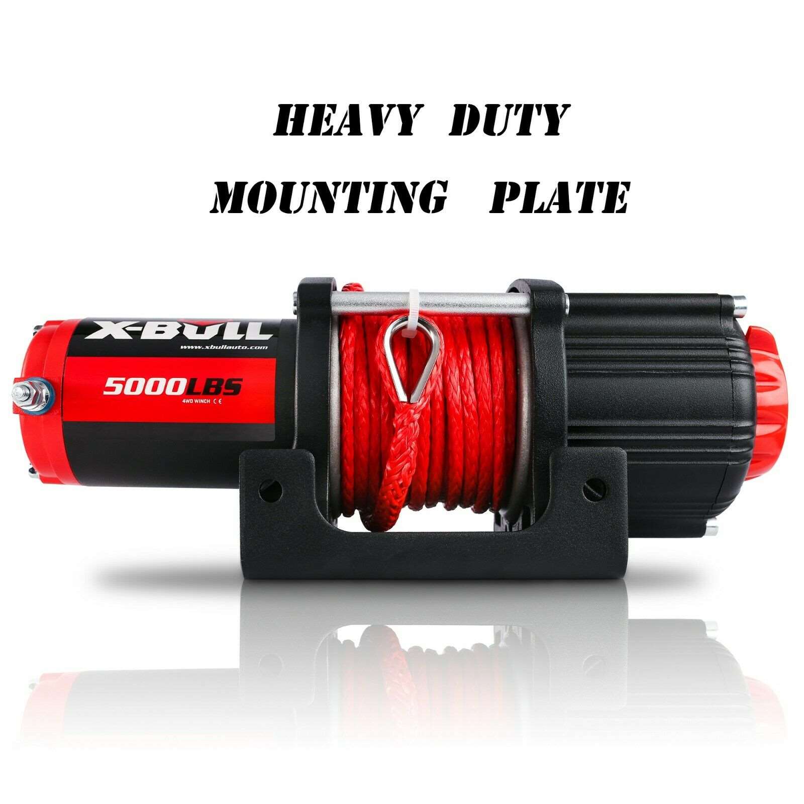 Electric Winch 12V Synthetic Rope Wireless ATV UTV 4WD Boat - Pmboutdoor