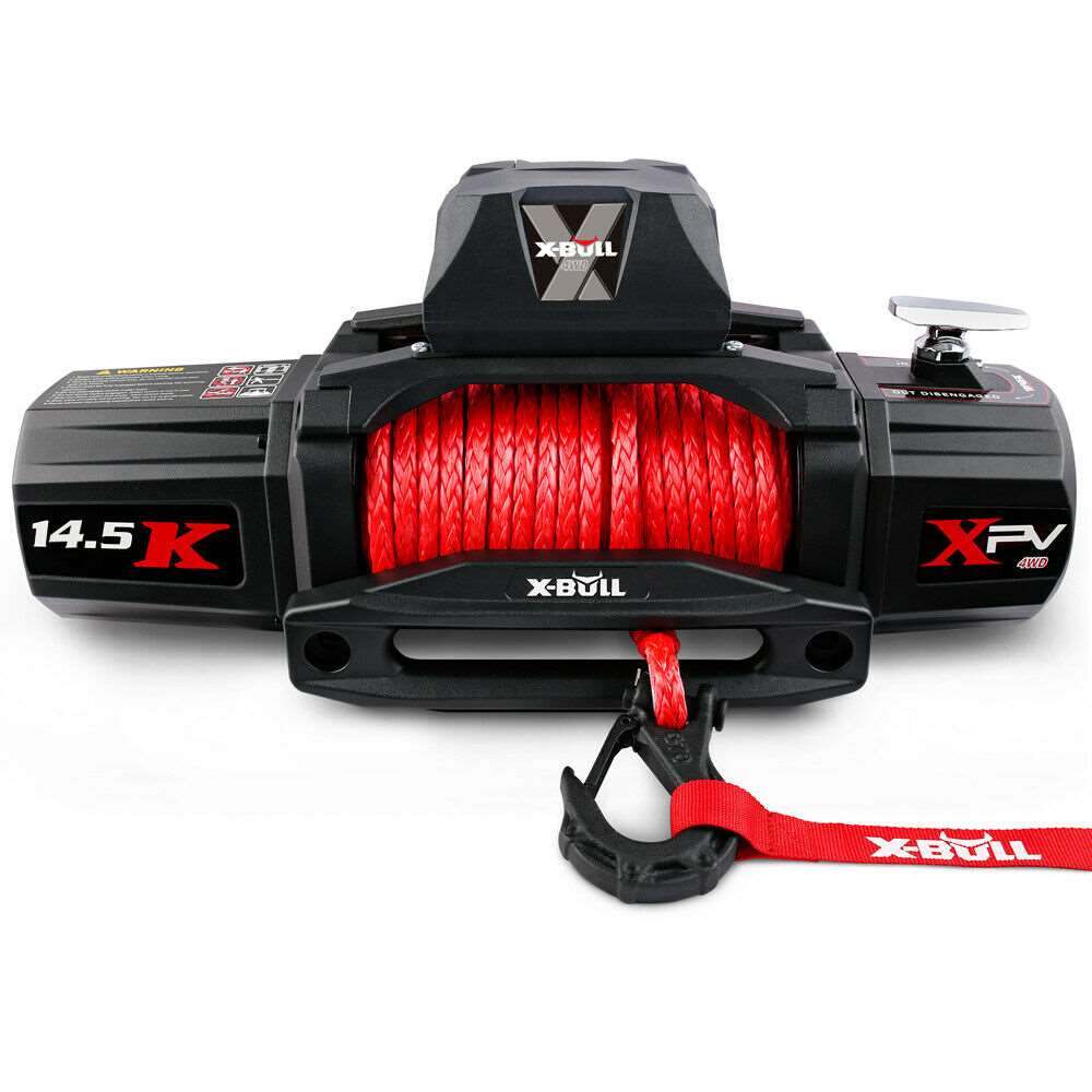 Electric Winch 12V Synthetic Rope Wireless Off-road 4WD 4x4 - Pmboutdoor