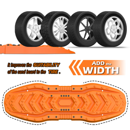 Recovery Boards tracks kit 4WD Sand Snow trucks Mud Car Vehicles - Pmboutdoor