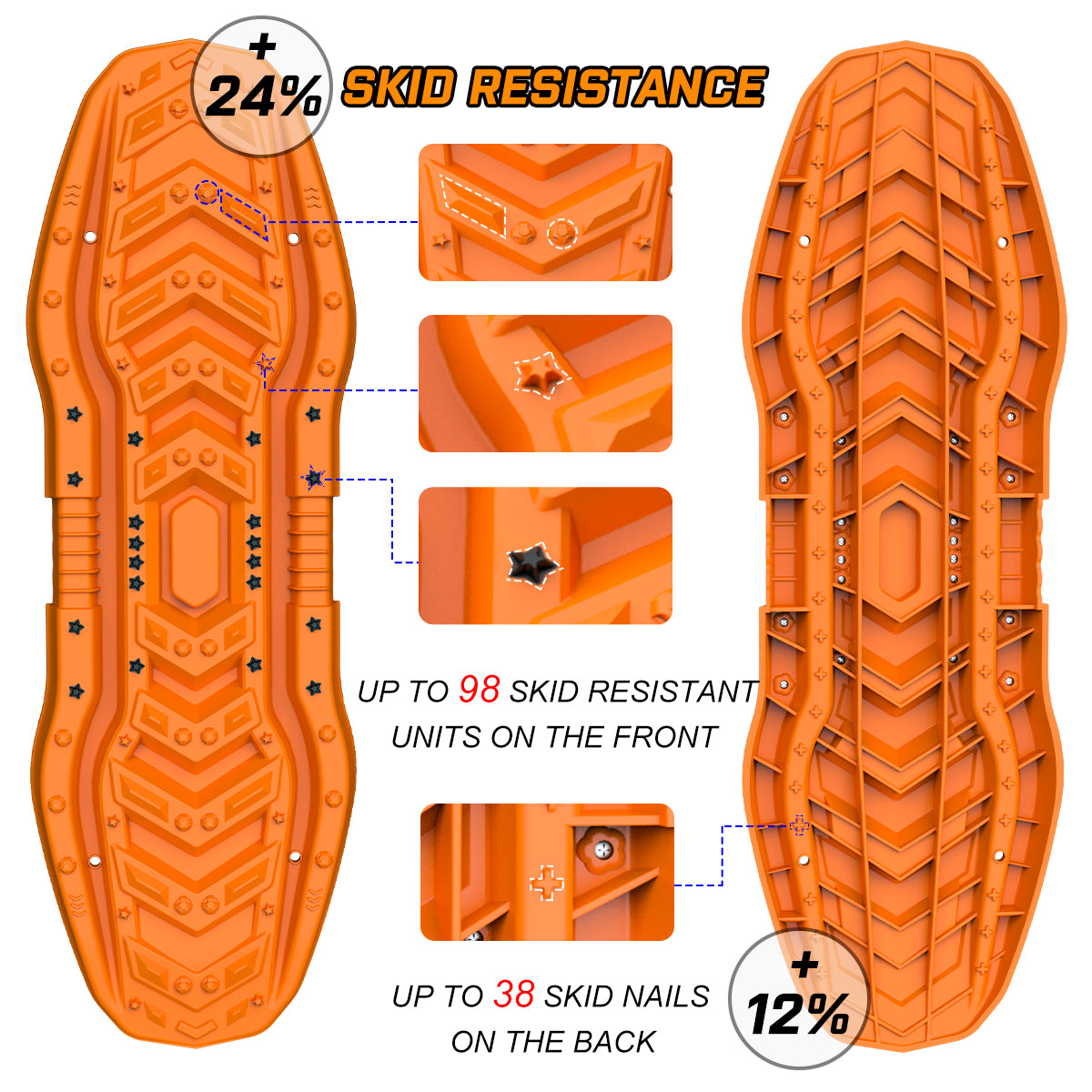 Recovery Boards tracks kit 4WD Sand Snow trucks Mud Car Vehicles - Pmboutdoor