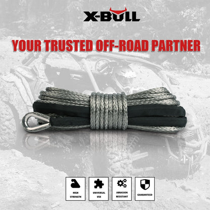 Winch Rope 5.5mm x 13m Dyneema Synthetic Rope Tow Recovery Offroad 4wd - Pmboutdoor