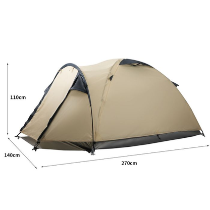2-3 Person Camping Tent Waterproof Family Outdoor Portable Hike