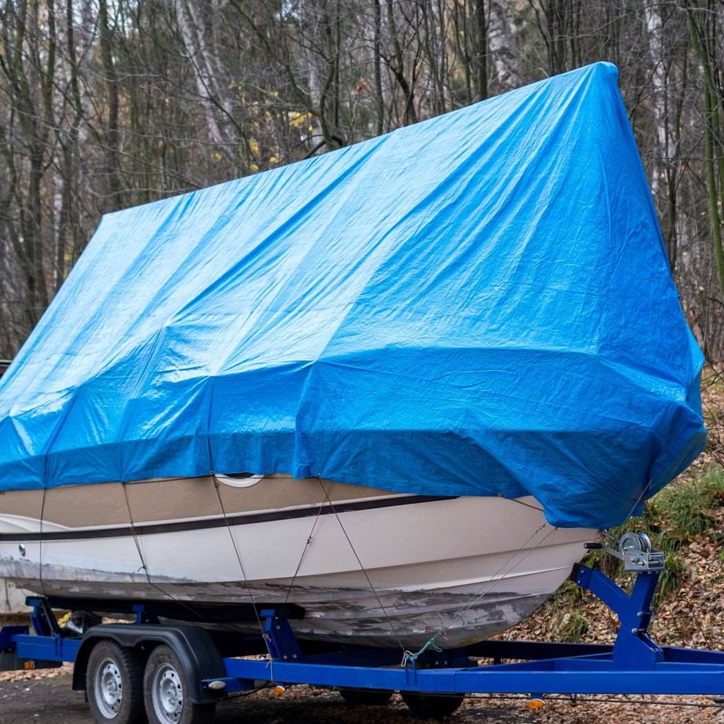 Heavy Duty Tarps Tarpaulin Shelter Camping Tent Cover Waterproof - Pmboutdoor